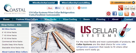 Coastal Custom Wine Cellar Company Partners with US Cellar Systems